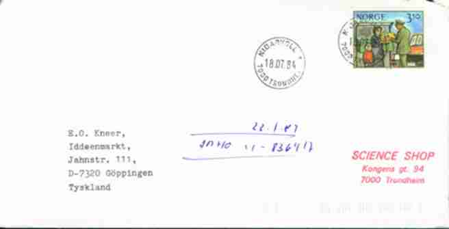 Brief, Nidarvoll, Michel 898